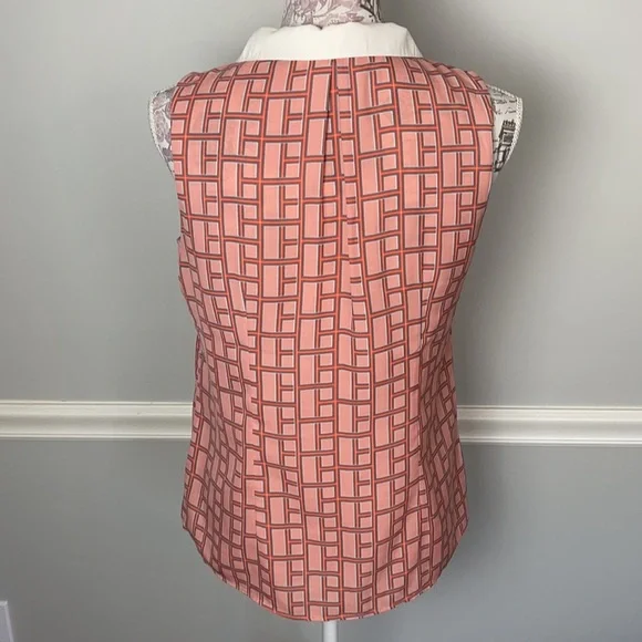 Banana Republic Pink Sleeveless Shell Blouse M - Picture 5 of 6